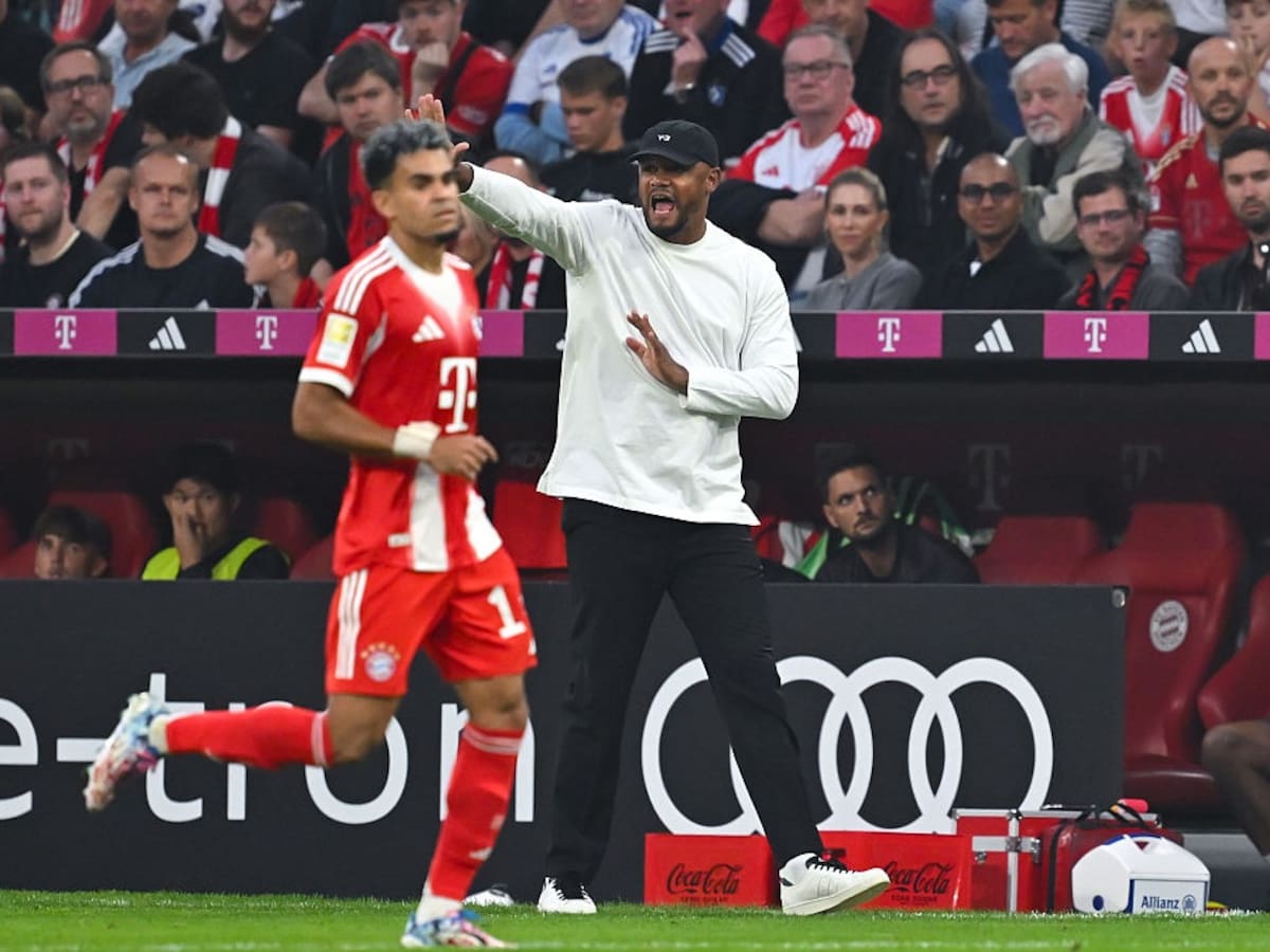 Kompany, contundente sobre la comparación de Luis Díaz con Franck Ribéry