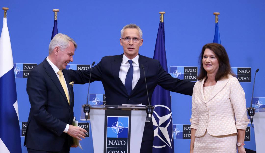 En Bruselas se encontraron los ministros de exteriores de Suecia y Finlandia. Foto: Getty