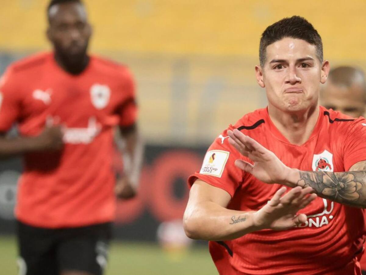 ¡Qué golazo! James Rodríguez marcó una joya y Al-Rayyan volvió a ganar