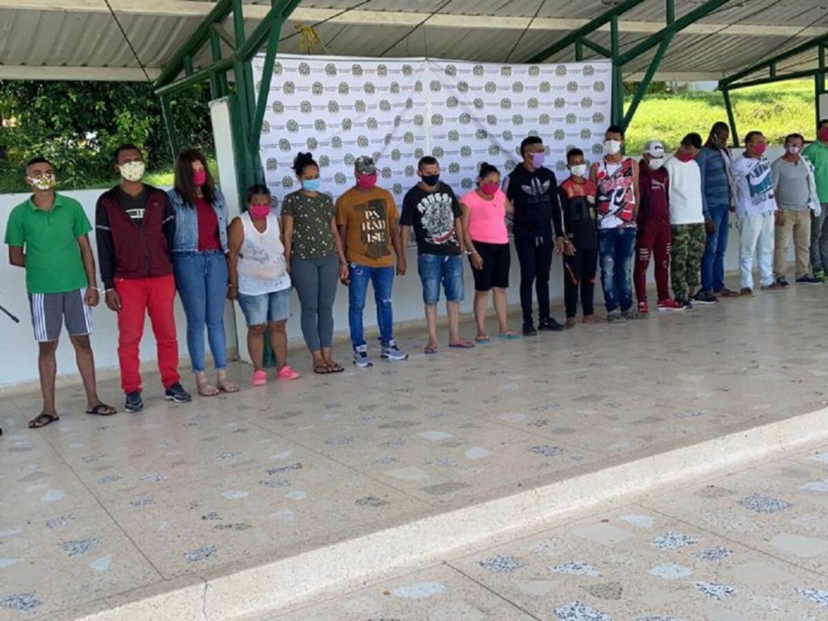 Capturan a 17 miembros de una subestructura del ELN en el sur de Bolívar