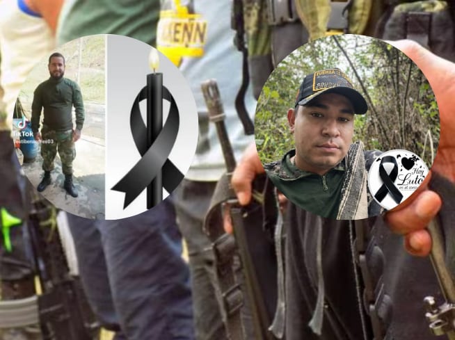 Fotos: a la izquierda, alias "Guaricho", y a la derecha, alias "Lobo".