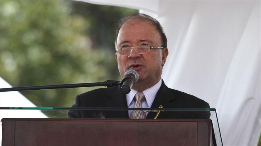 Luis Carlos Villegas, El ministro de Defensa. Foto: (Colprensa - Sofía Toscano)