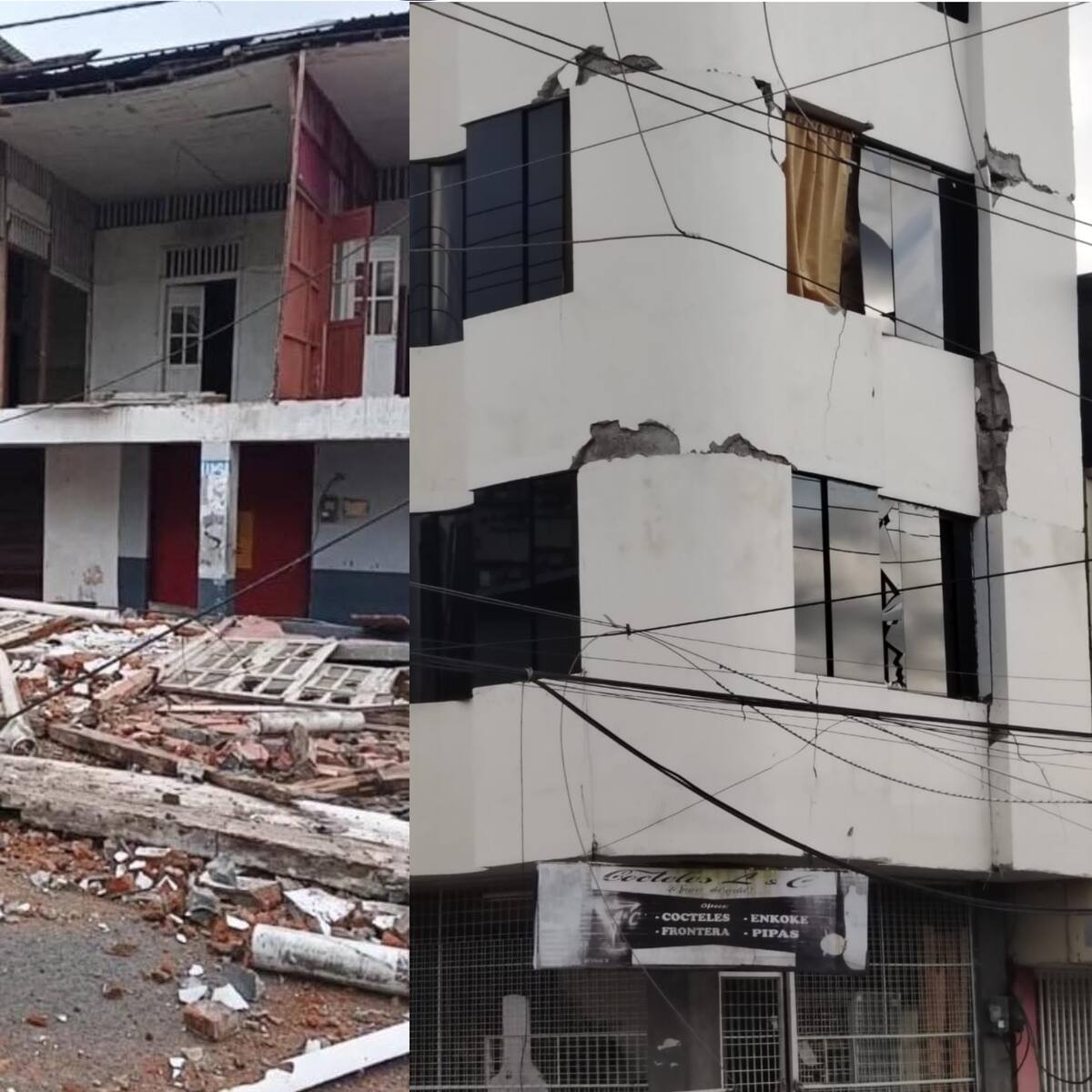 Ecuador: reportan daños tras dos sismos de magnitud 4.4 y 6.0 en el país