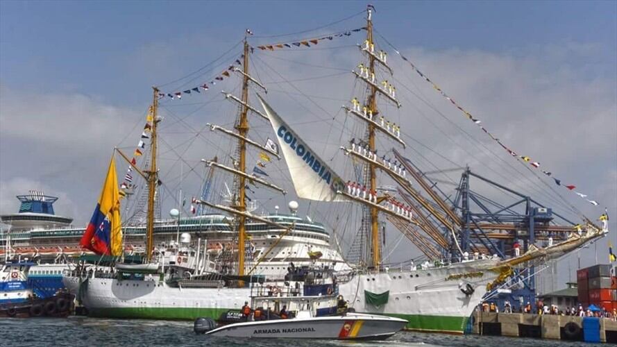 Del 27 al 30 de julio, Santa Marta se engalanará con la llegada de distintas embarcaciones. Foto: Armada Nacional