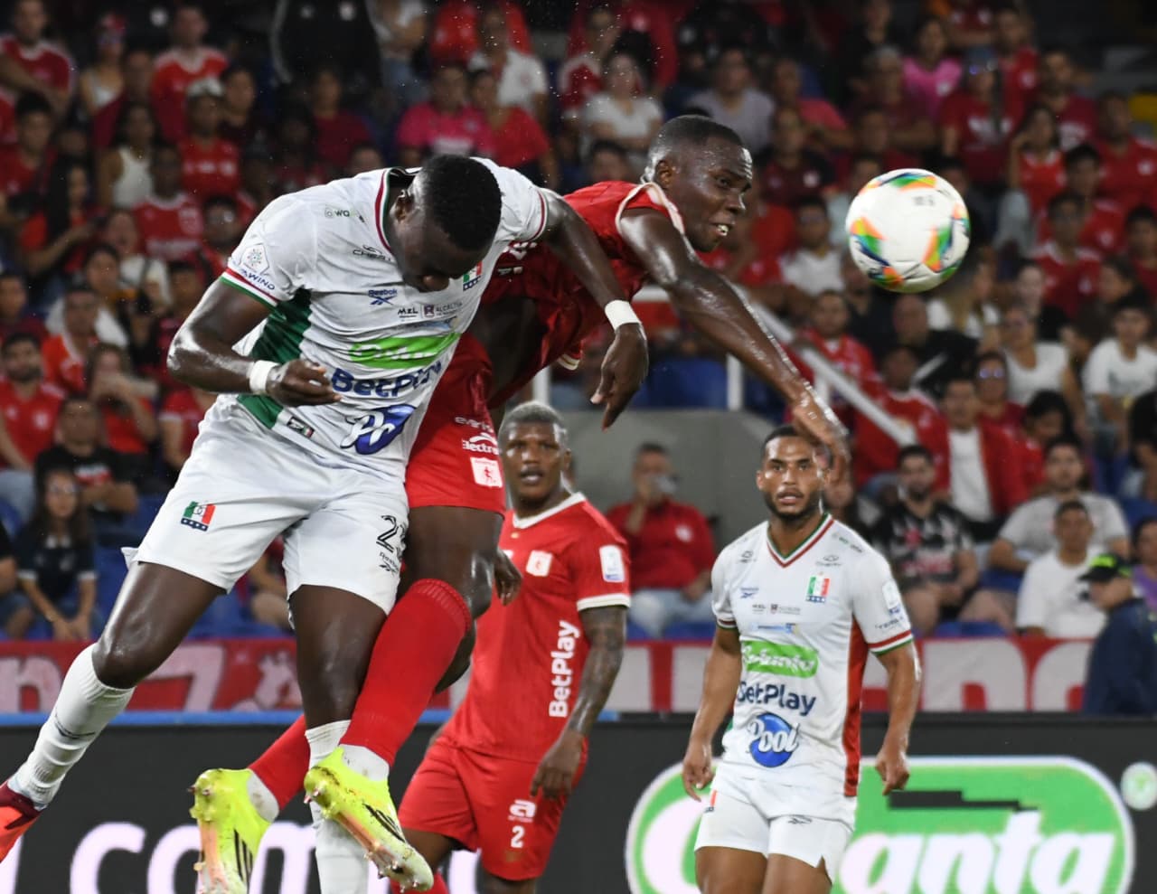 América y Once Caldas empataron 1-1 en el estadio Pascual Guerrero / Colprensa.