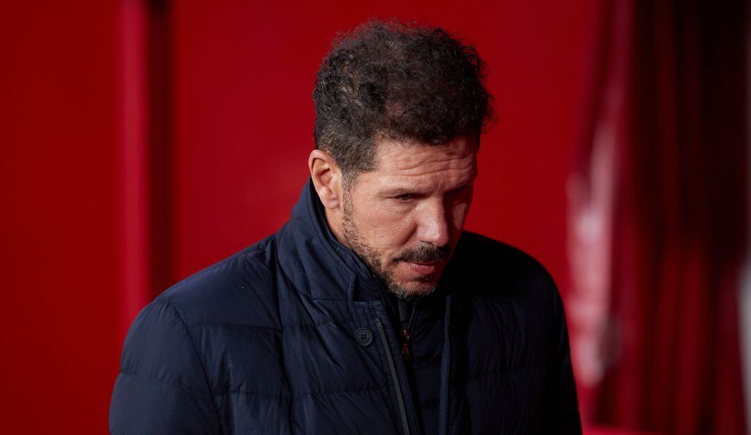 Simeone, técnico del Atlético de Madrid
