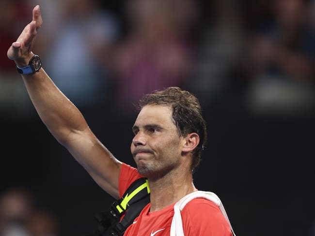 Rafael Nadal derrotado en Brisbane 2024 | Foto: Chris Hyde/Getty Images