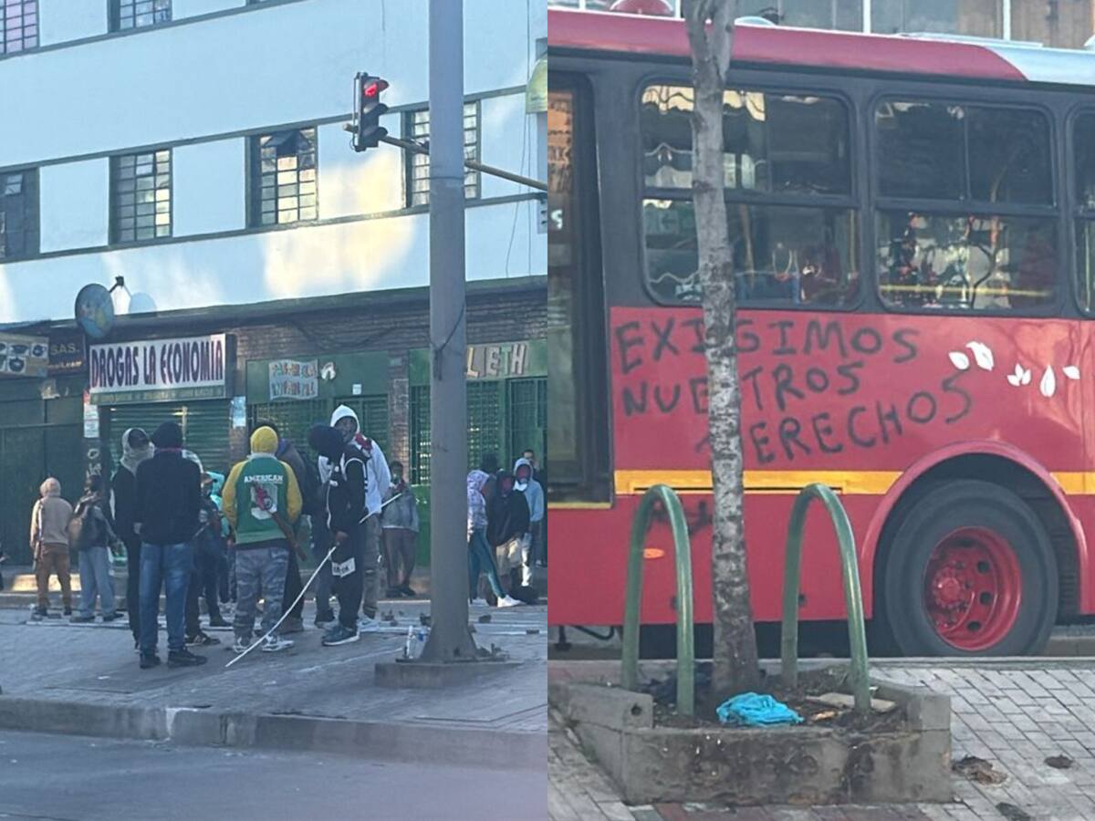 “El diálogo se suspende”: viceministro Rondón por actos violentos de indígenas en centro de Bogotá