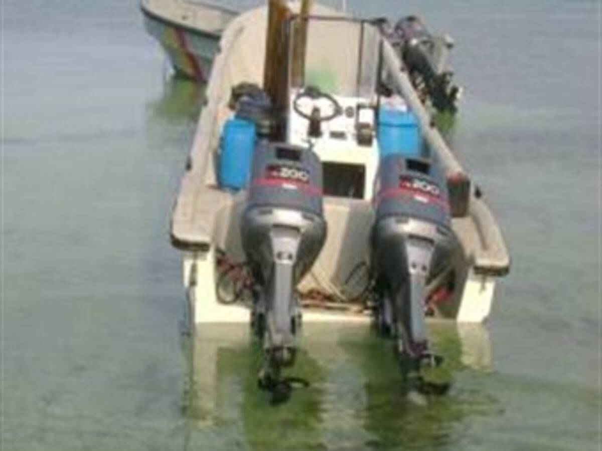 Inmovilizan lancha con droga y municiones en San Andrés