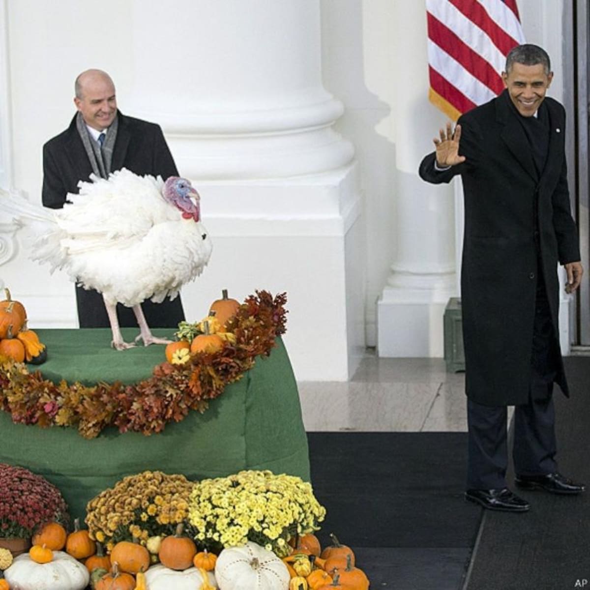 Pero el inicio oficial de los festejos del Día de Acción de Gracias llega con la ceremonia de perdón del pavo en la Casa Blanca. Este año, en el 66 aniversario, el presidente Obama dio el “perdón presidencial” a Popcorn, en un símbolo que resalta la importancia de compartir con quien más lo necesita.