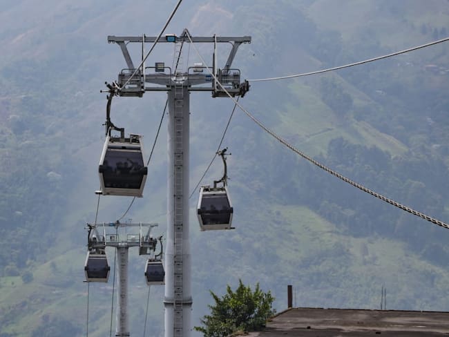 Suspensión programada de una de las líneas del Cable Aéreo - Fotografía suministrada