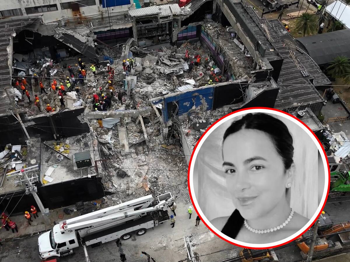 Murió Luz Andrea Jiménez, una colombiana desaparecida tras desplome de discoteca en R. Dominicana