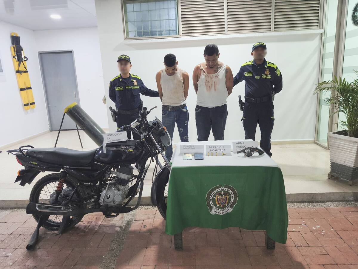 Cayeron dos presuntos implicados en intento de hurto a esposo de una concejal en Turbaco, Bolívar