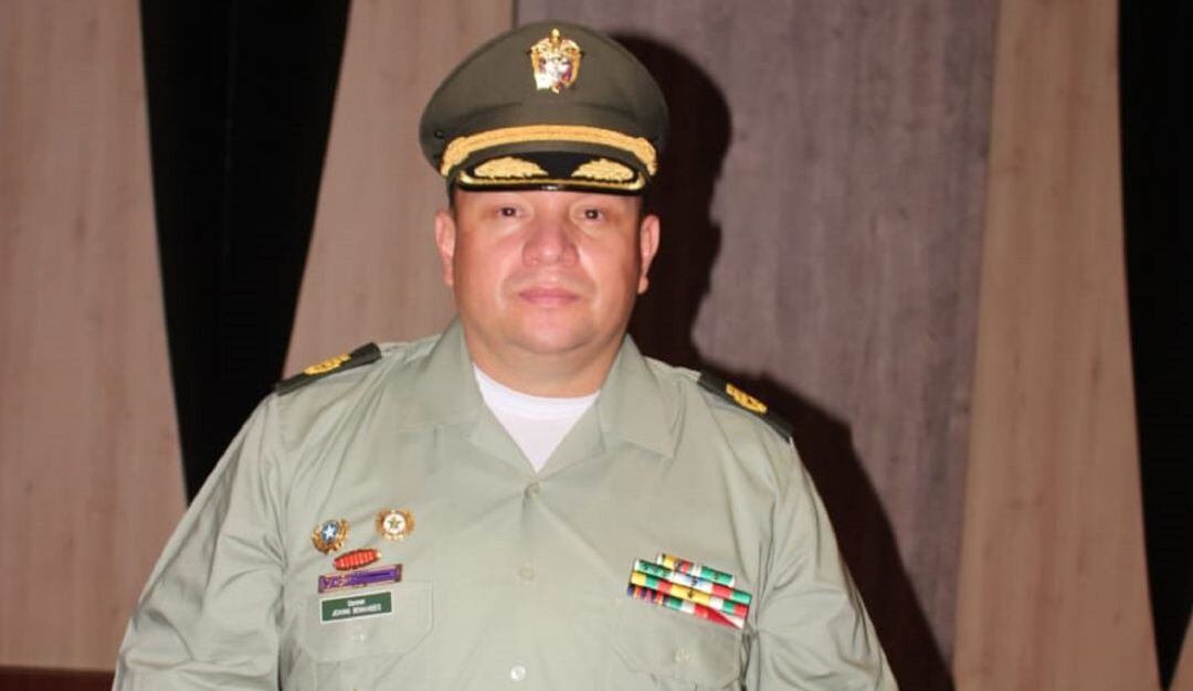 El coronel Alexander Benavides Quimbayo. 