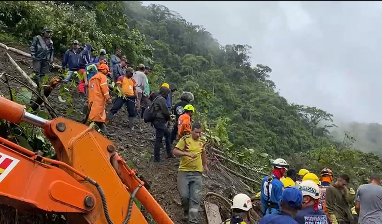 Labores de rescate en Pueblo Rico - Gobernación de Risaralda