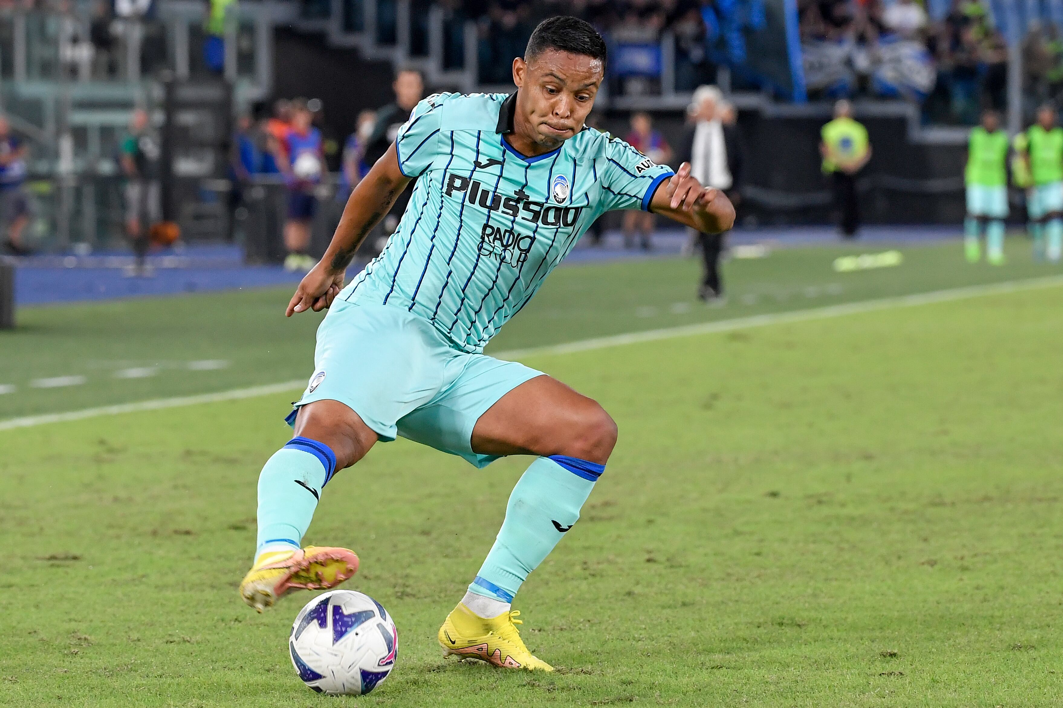 Luis Fernando Muriel, delantero del Atalanta en la Serie A. (Photo by Andrea Staccioli/Insidefoto/LightRocket via Getty Images)