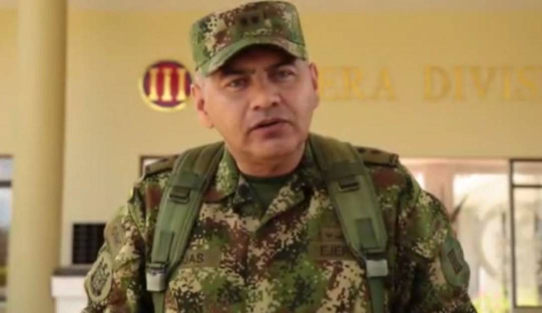 Brigadier general John Rojas, comandante de la Tercera División - Foto: Ejército