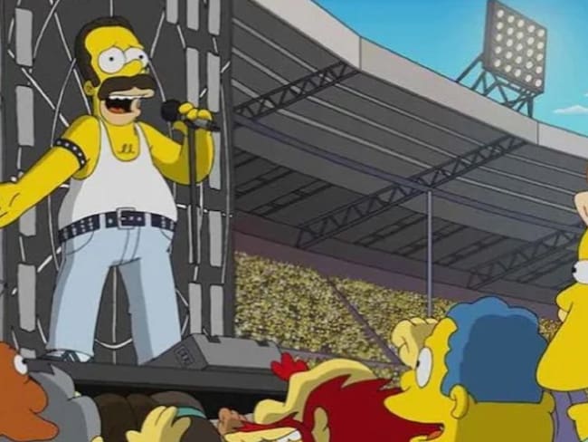 ¡We Will Rock You! Los Simpsons rindieron homenaje a Freddie Mercury