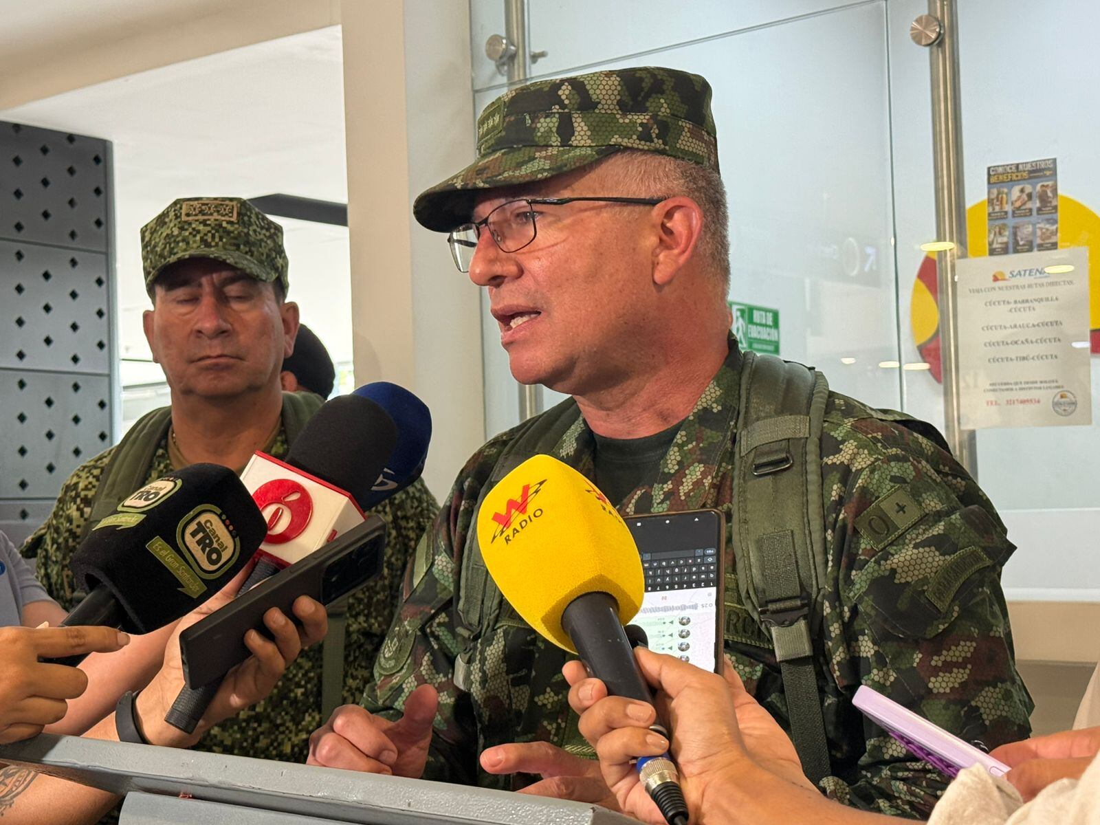 General Luis Emilio Cardozo, comandante Ejército Nacional. / Foto: Caracol Radio.
