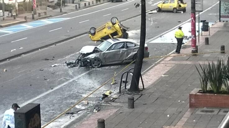 Dan de alta al conductor que habría causado grave accidente en Bogotá