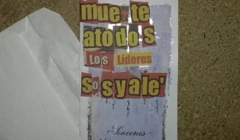 Amenazas a líderes sociales
