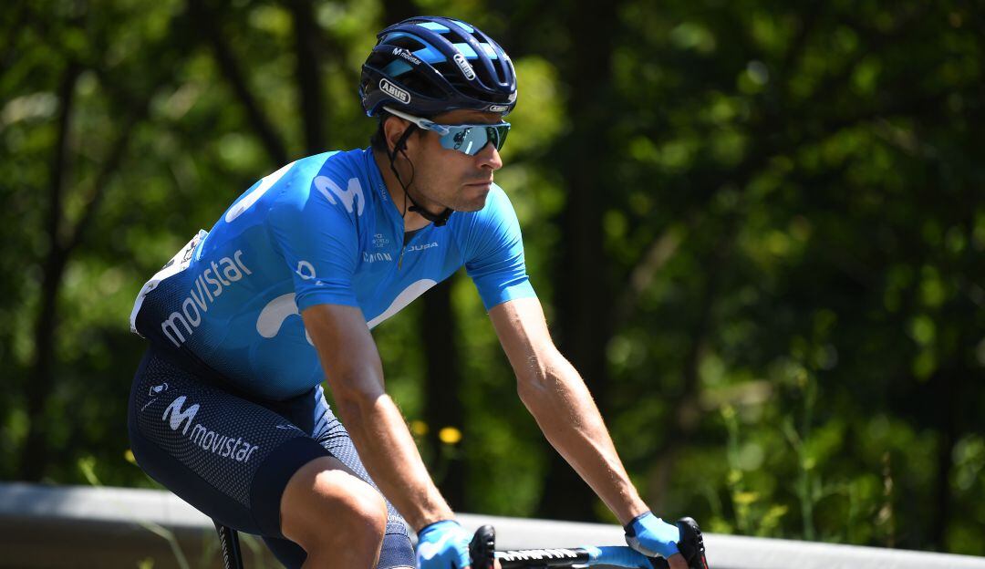 Landa vistiendo los colores del Movistar Team, su anterior escuadra.