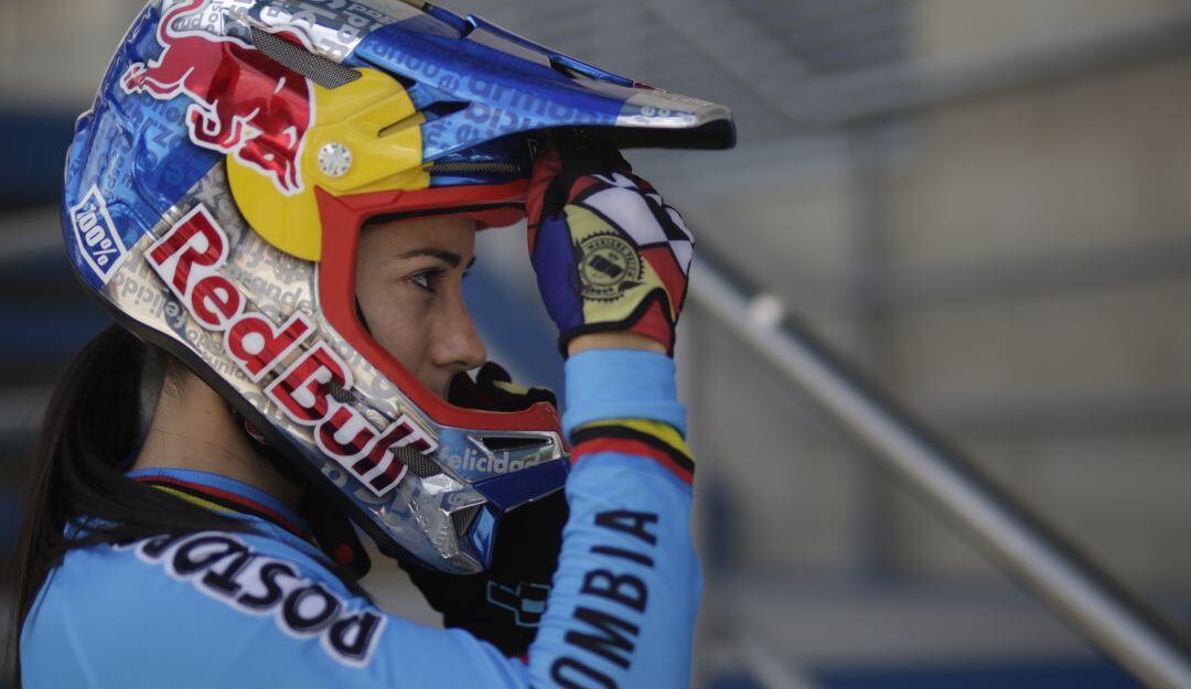 Mariana Pajón, bicampeona de la Copa Nacional de BMX en Bogotá