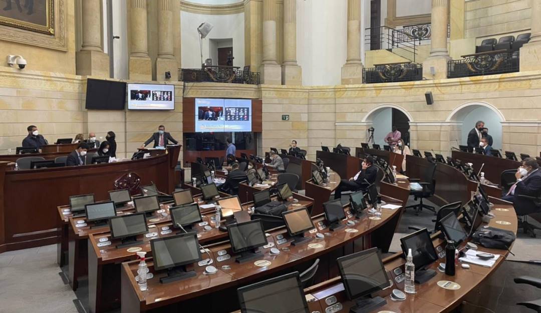 La plenaria del Senado aprobó este miércoles el proyecto de ley de seguridad ciudadana. Foto:Colprensa