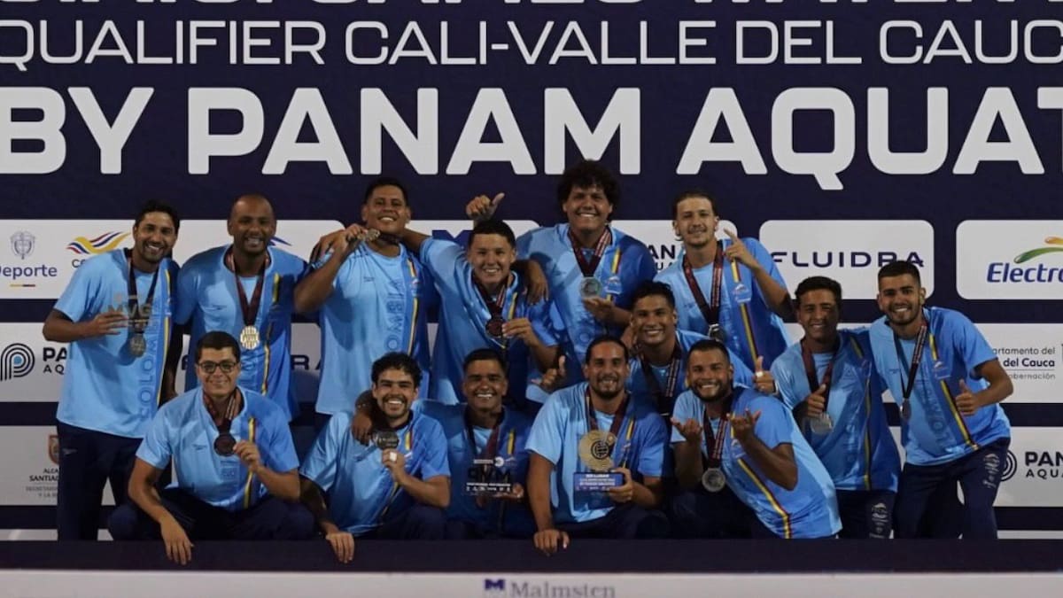 Colombia cierra con oro y bronce el Clasificatorio de Polo Acuático en Cali