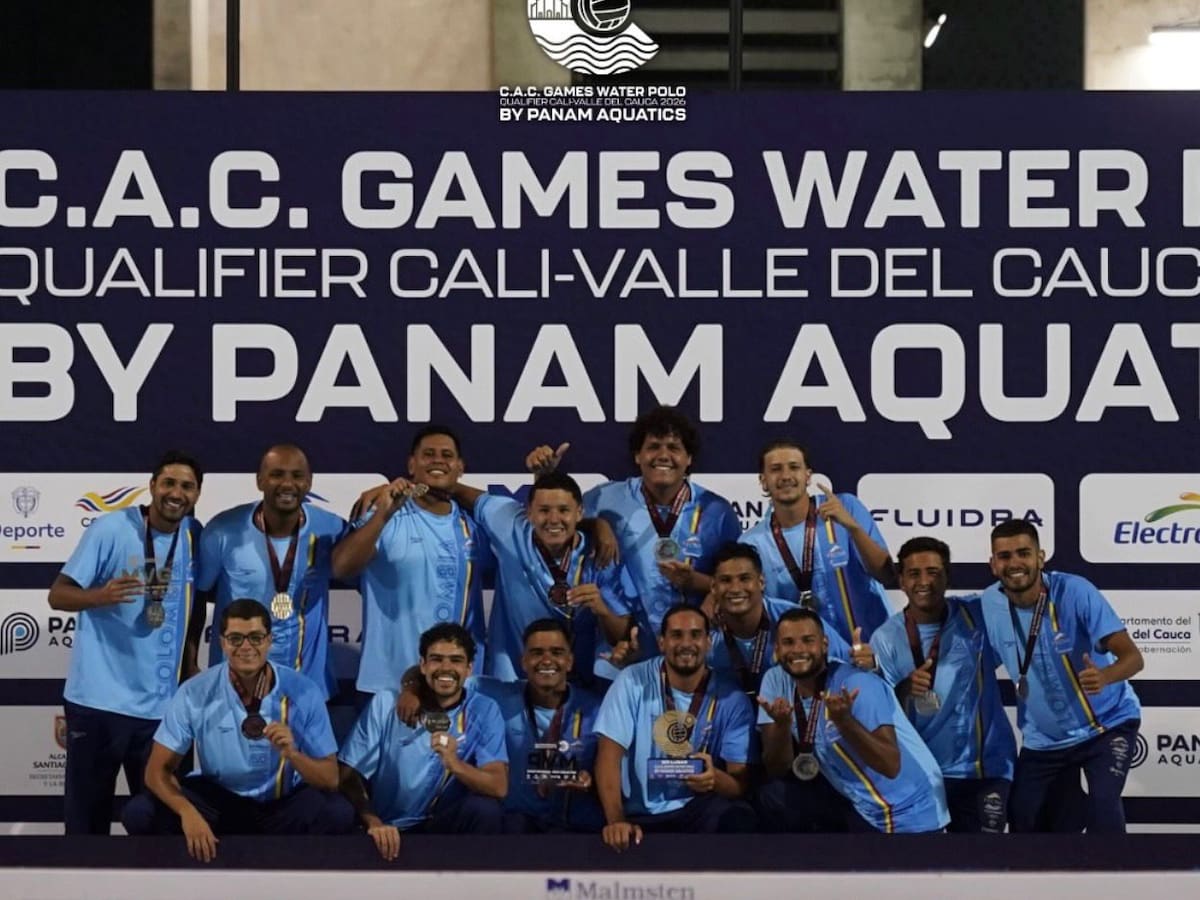 Colombia cierra con oro y bronce el Clasificatorio de Polo Acuático en Cali