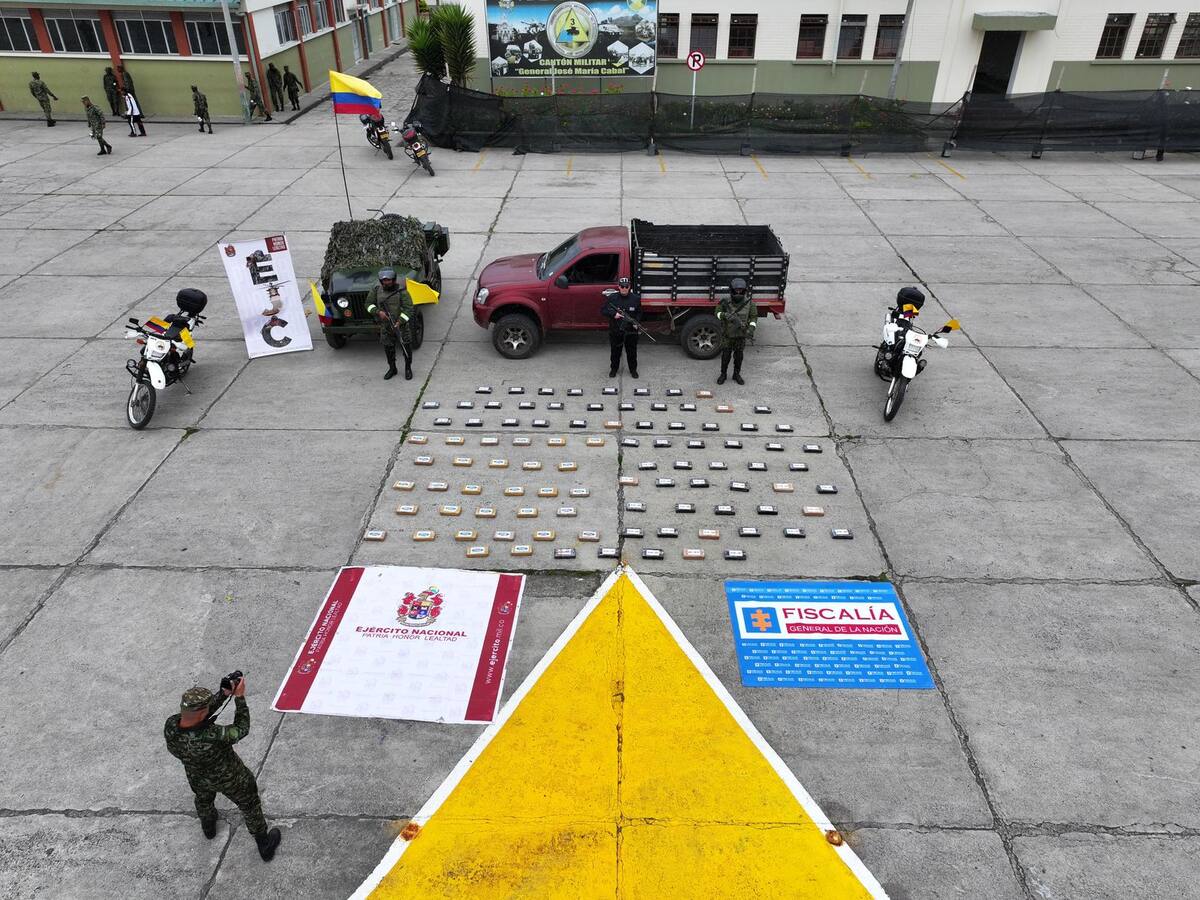 Golpe al tráfico de droga en Nariño