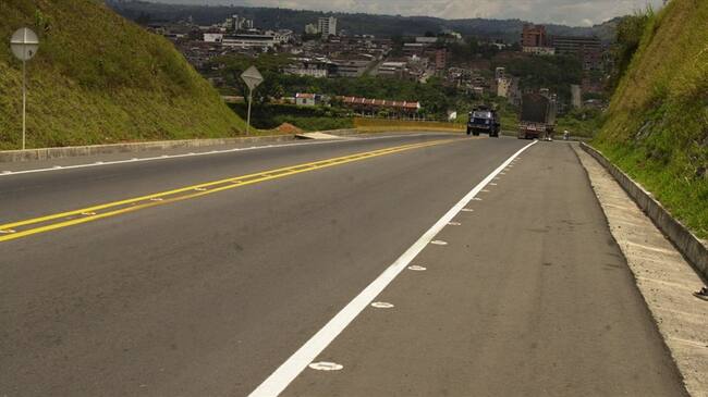 Autopista del Café tendrá 40 días de cierre. Foto: Colprensa.