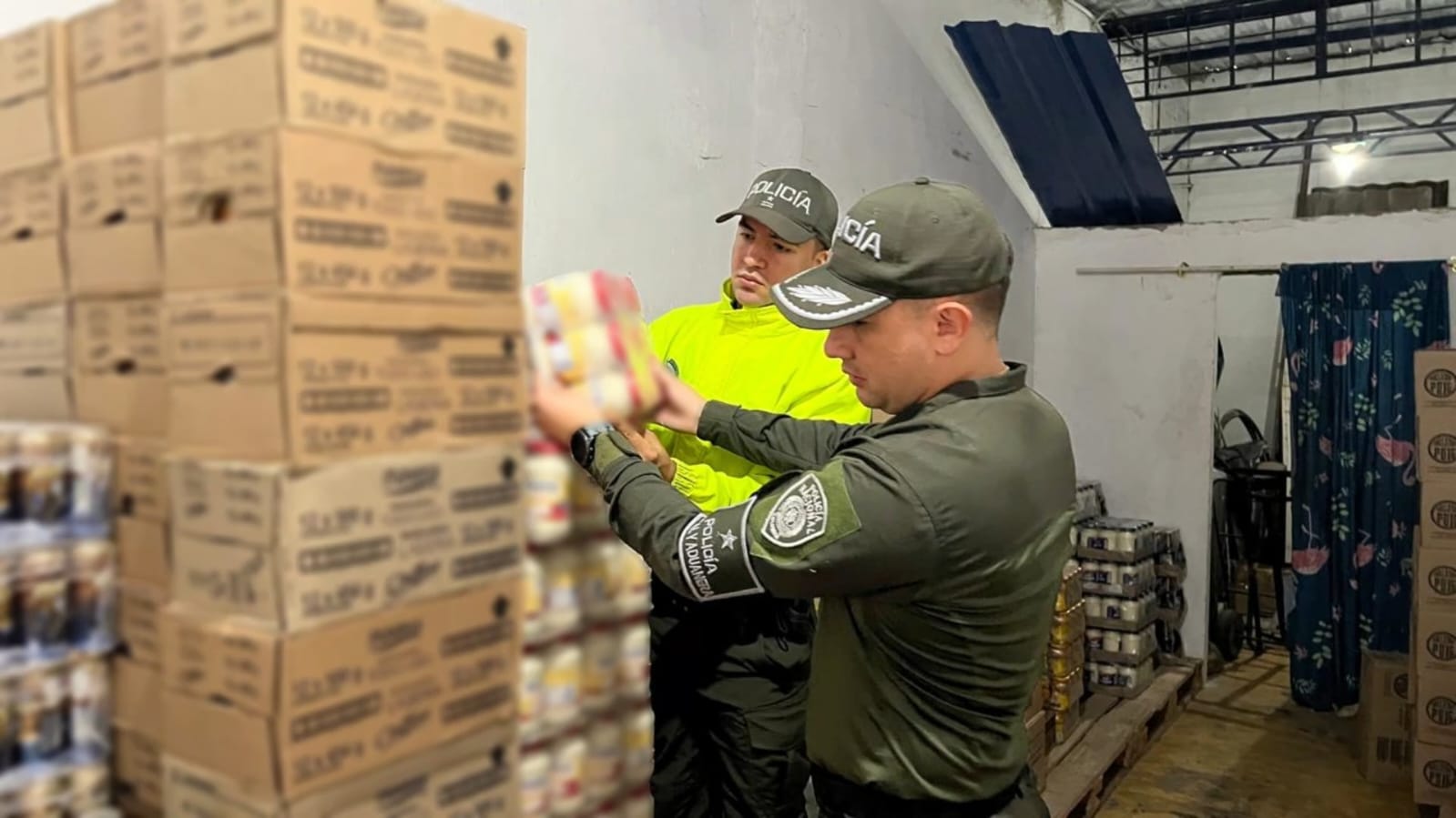 Incautan contrabando avaluado en $240 millones en la frontera entre Colombia y Venezuela. / Foto: Mecuc.