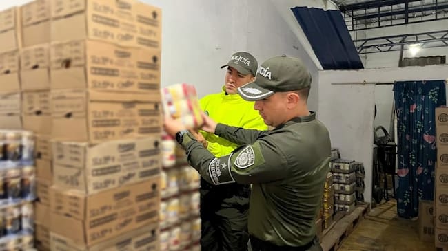 Incautan contrabando avaluado en $240 millones en la frontera entre Colombia y Venezuela. / Foto: Mecuc.