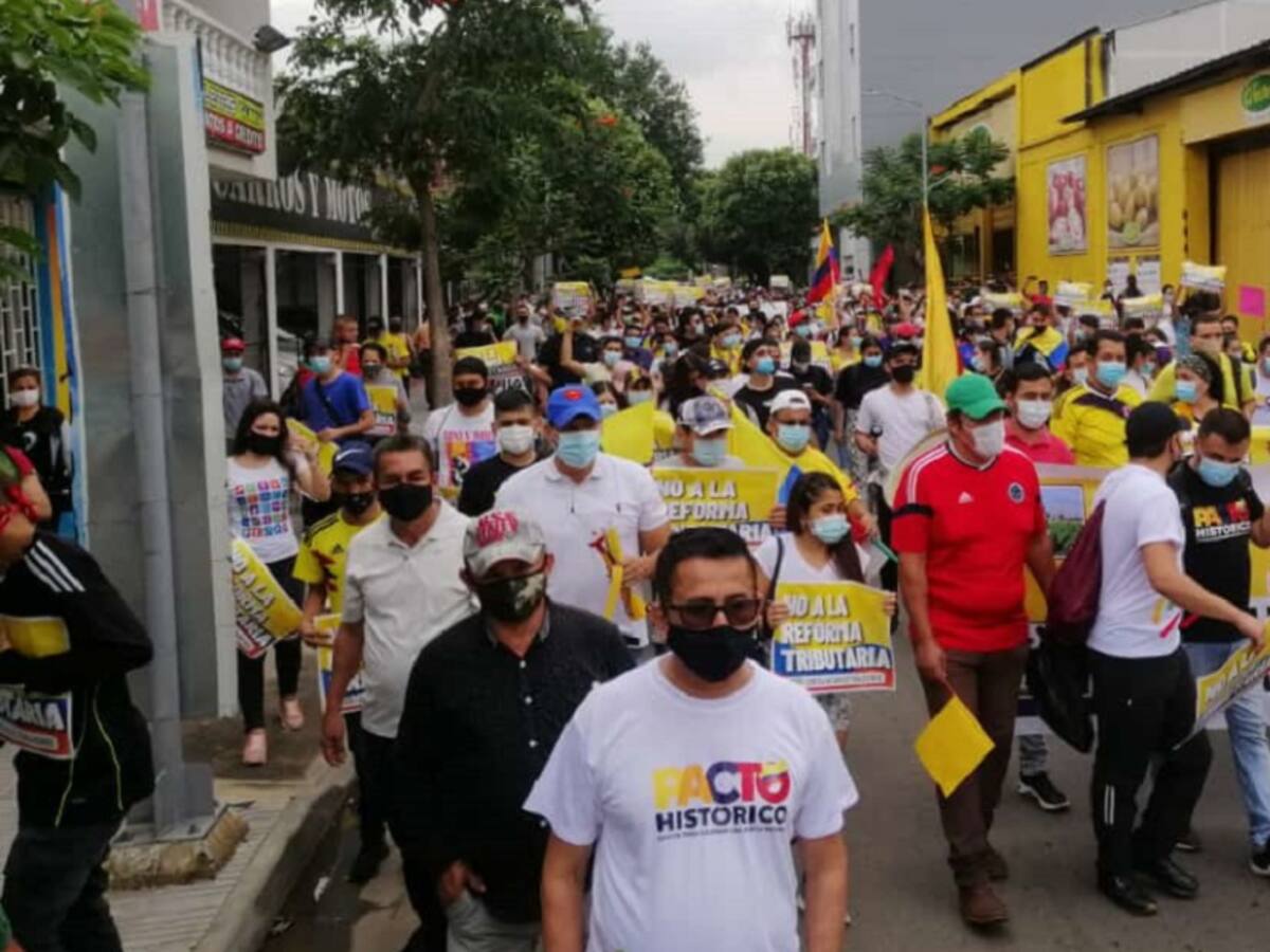 Jóvenes se comprometen a mantener la protesta pacífica en Cúcuta
