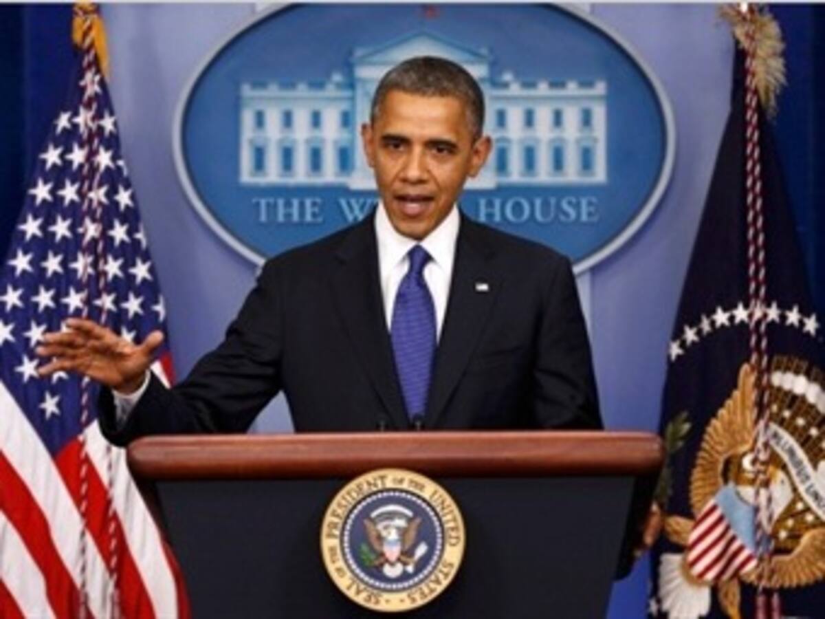 Obama y líderes del Congreso hacen reunión de emergencia para abordar precipicio fiscal