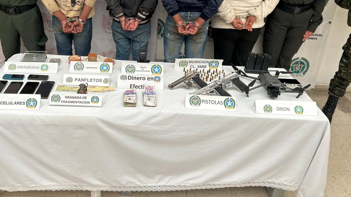 Capturados presuntos responsables de atentado en El Peñol