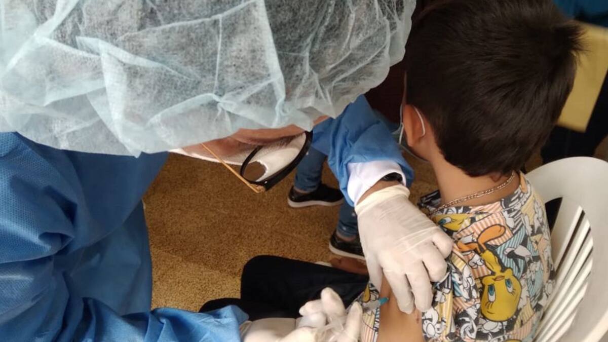 Informe vacunación niños