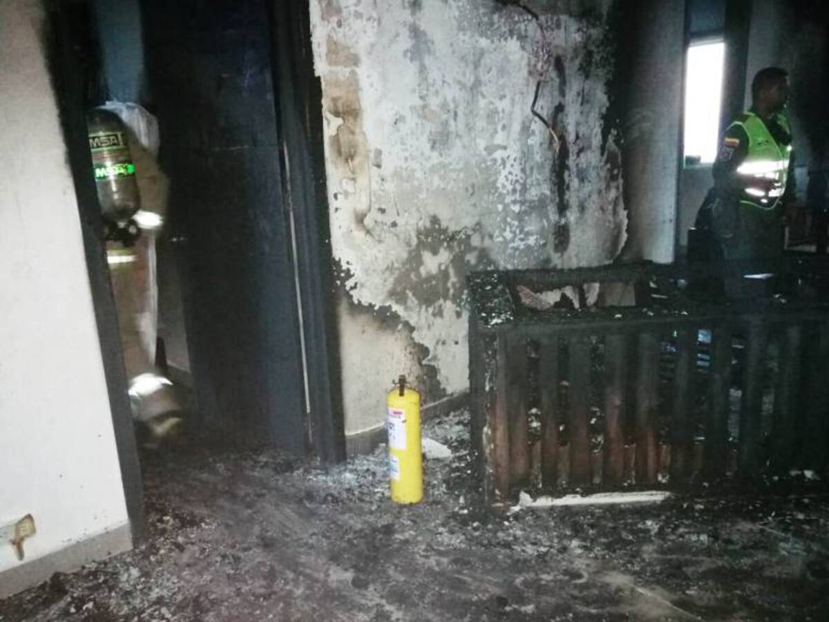 Ocho personas afectadas por incendio en sector turístico de Cartagena