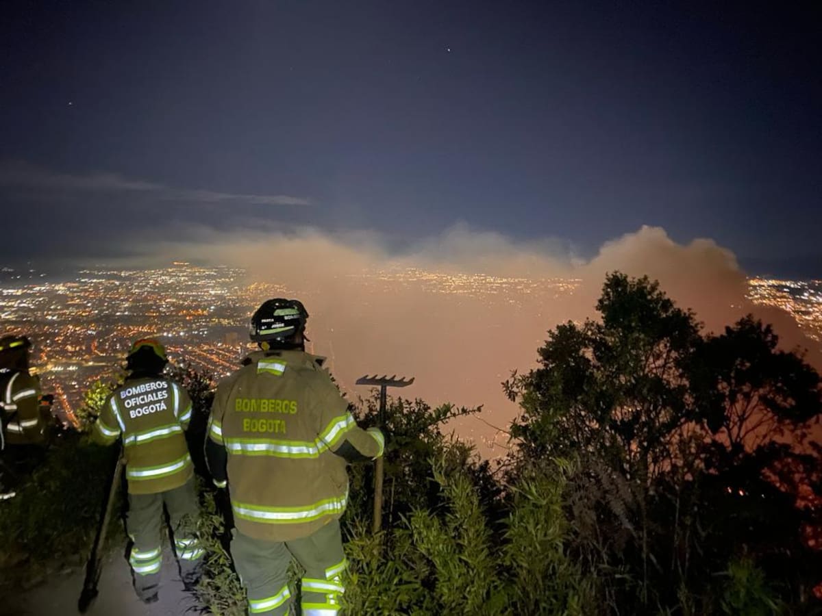 Incendio forestal en cerros orientales de Bogotá: Recomendaciones de salud por calidad aire