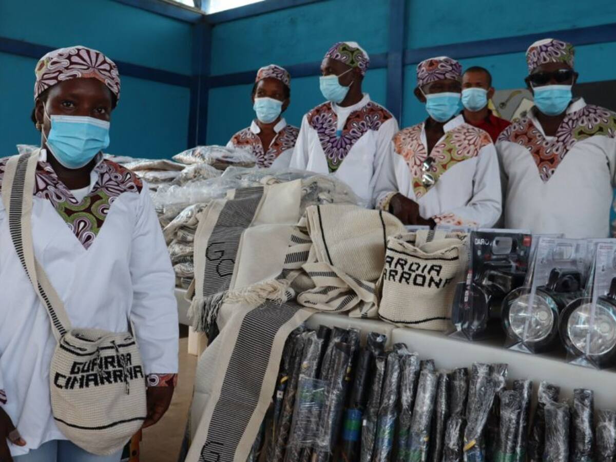 Entregaron dotación para fortalecer Guardia Cimarrona de Palenque