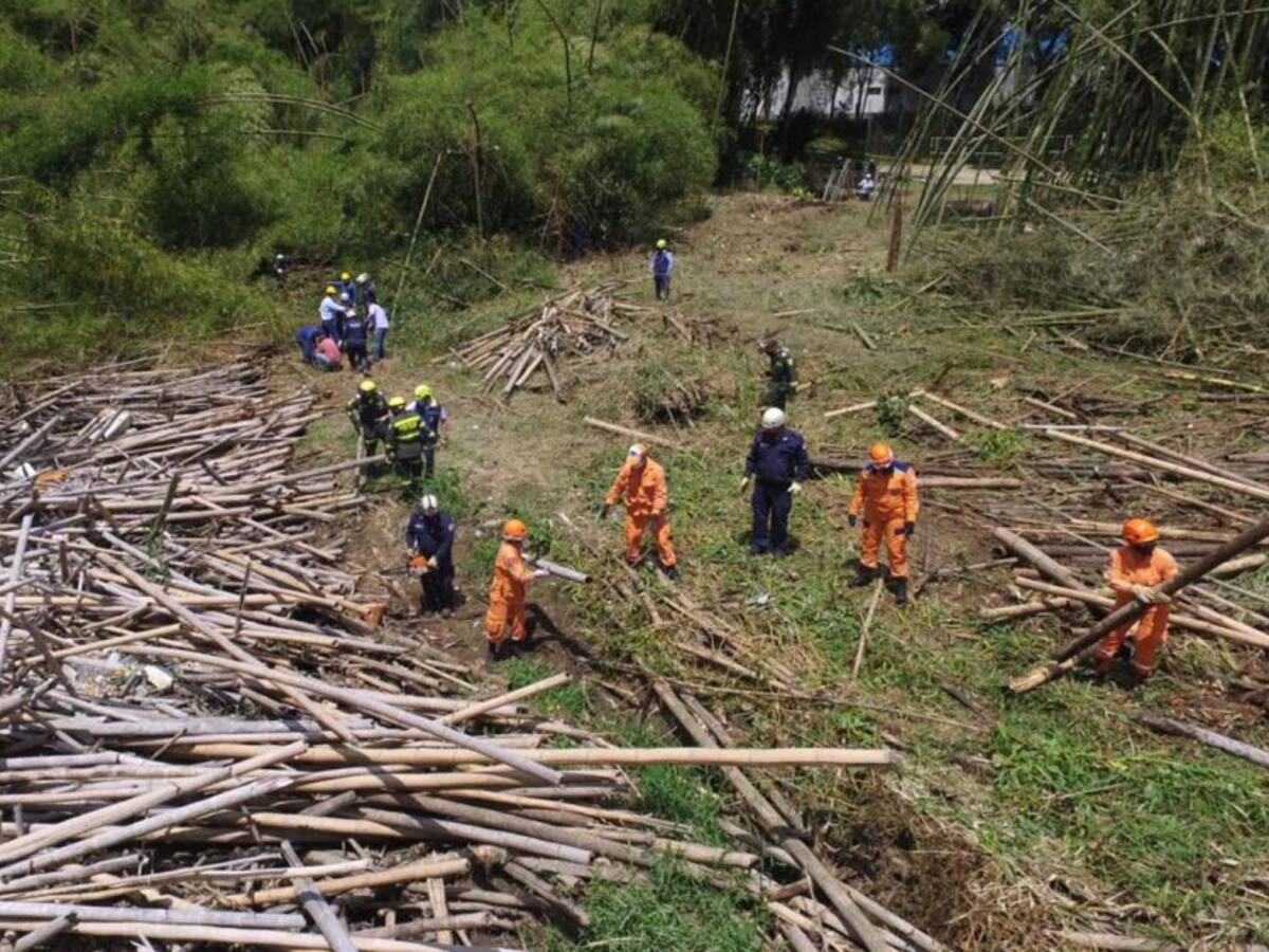 Material acumulado en el río Consota de Pereira podría generar emergencias