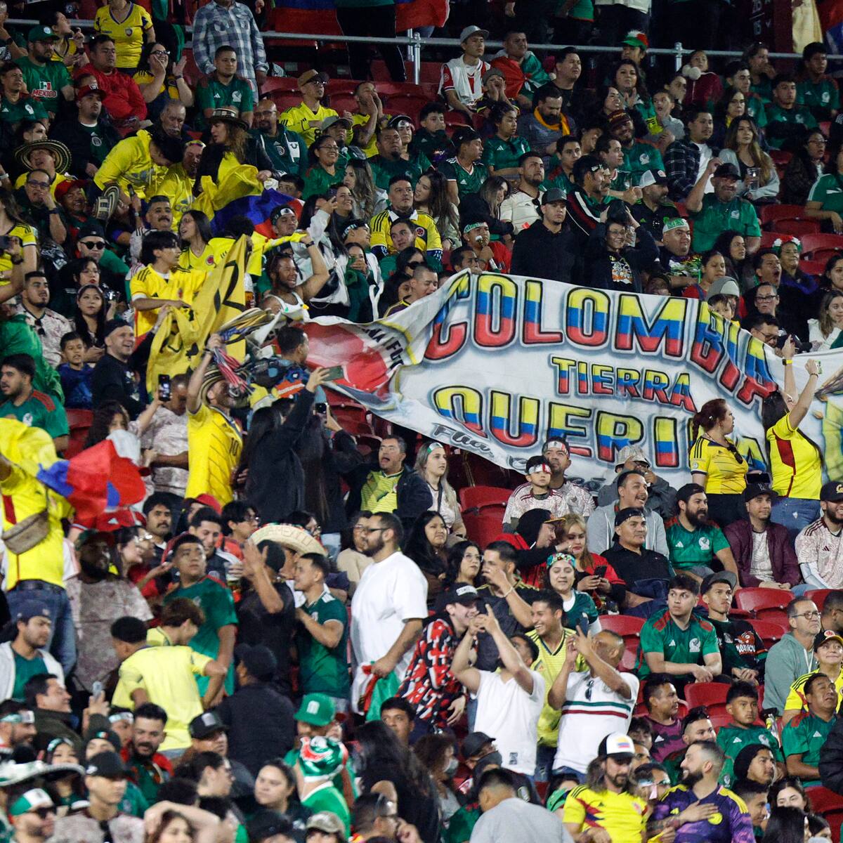 Video: así fueron las peleas entre hinchas, previo al amistoso Colombia Vs. México