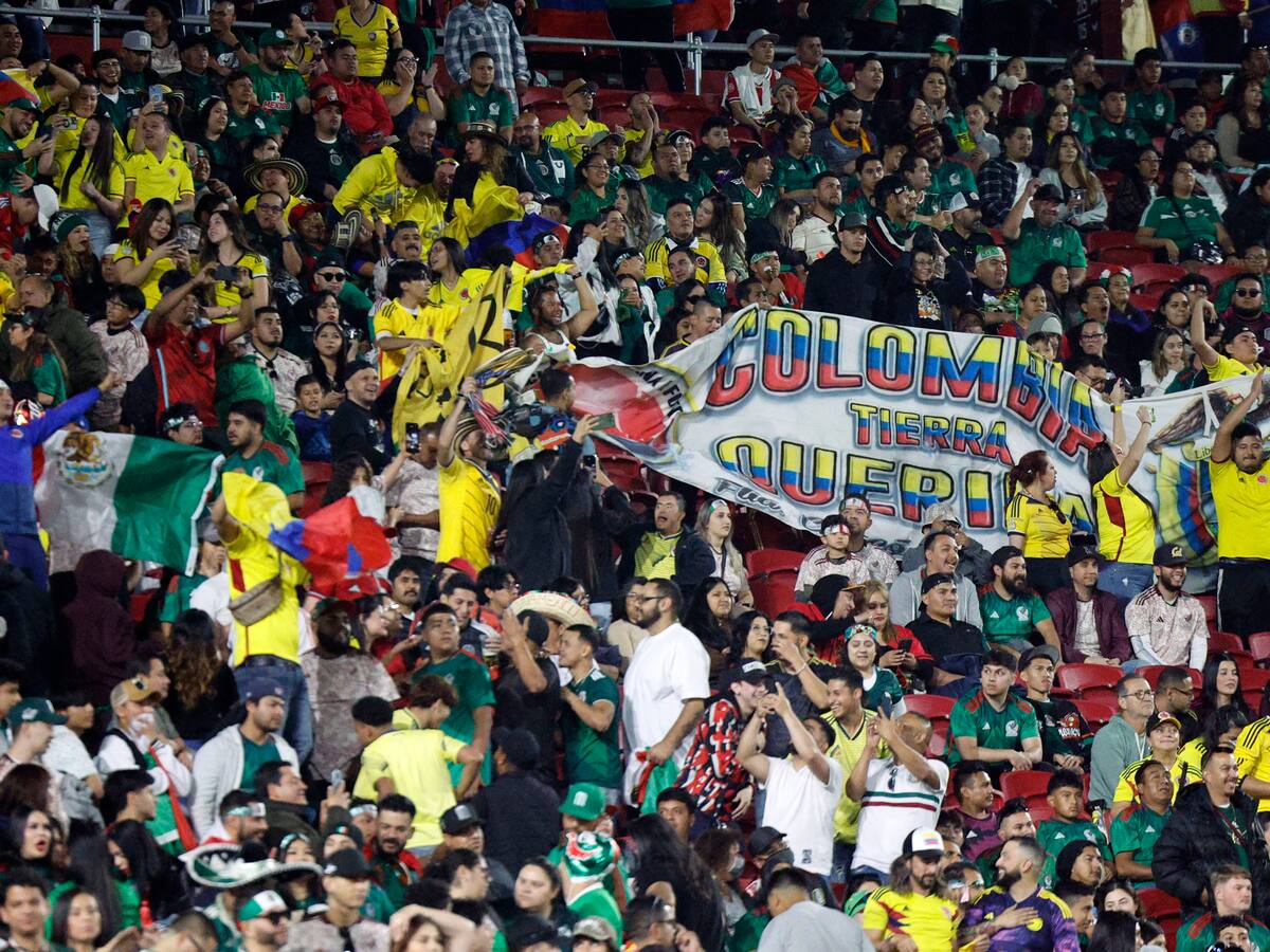 Video: así fueron las peleas entre hinchas, previo al amistoso Colombia Vs. México