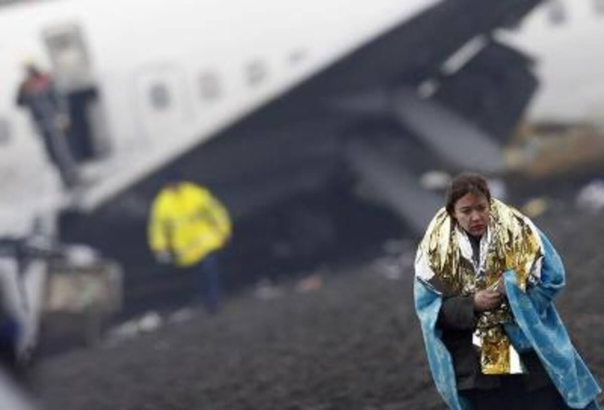 Accidente de avión en el aeropuerto de Amsterdam