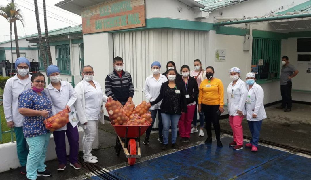 Apoyo al personal sanitario en Quindío