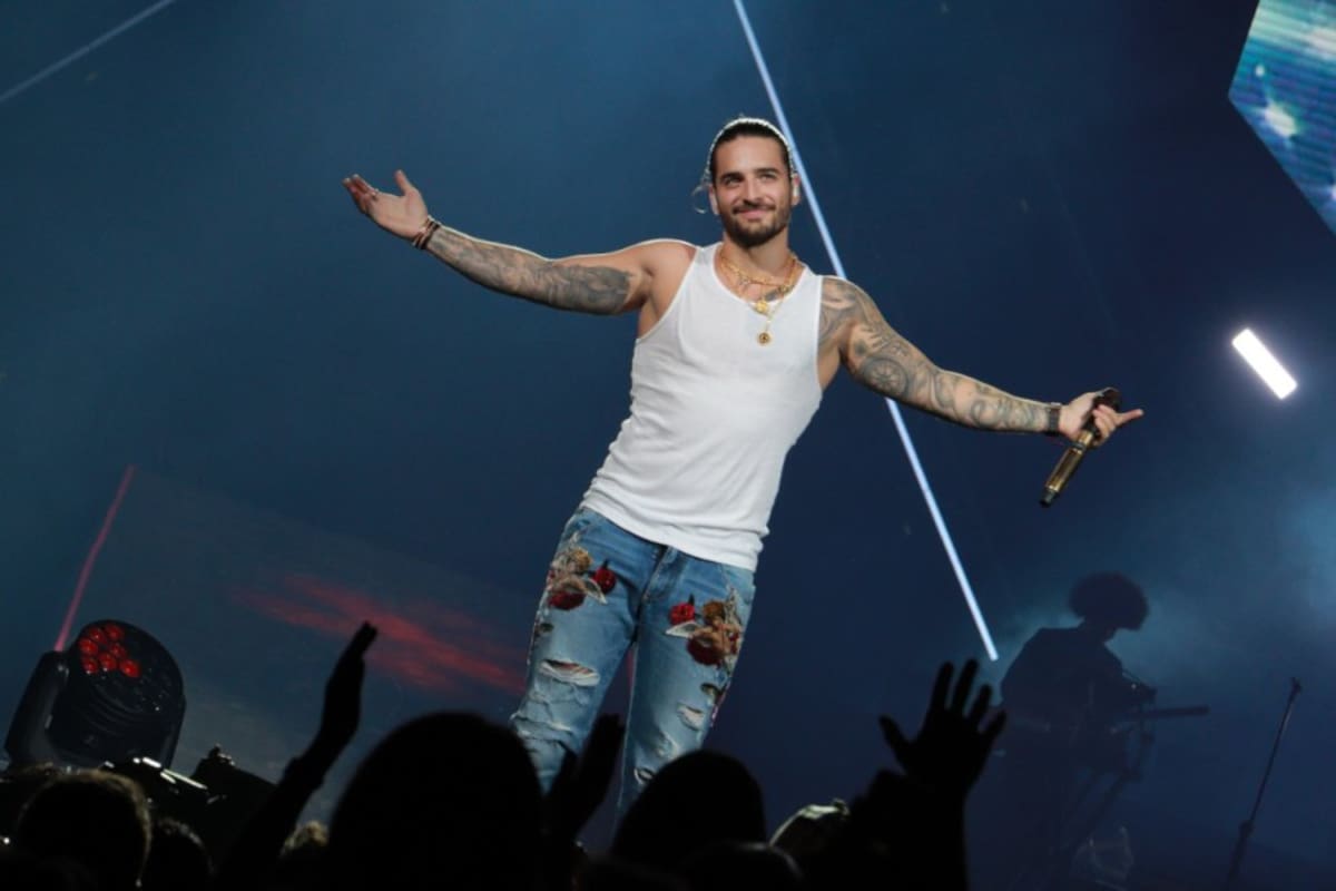 El show de Maluma dejó a más de uno sorprendidos por su gran actuación en el escenario. 
