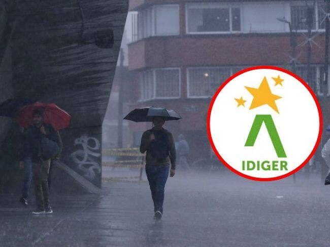 Colapsa Bogotá por fuertes lluvias: vehículos represados e inundaciones sin fin