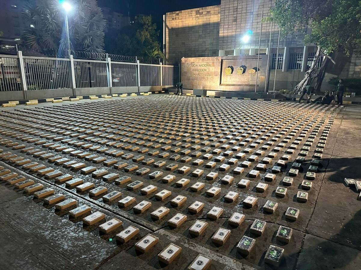 Hallan dos toneladas de cocaína dentro de una carga de cacao en el Puerto de Cartagena