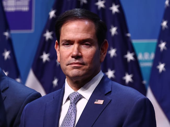USA Secretary of State Marco Rubio during the press conference at the NATO Summit in Ankara, Turkiye on July 8, 2026. Imagen tomada de Getty Imagenes (Crédito: NurPhoto / Colaborador)